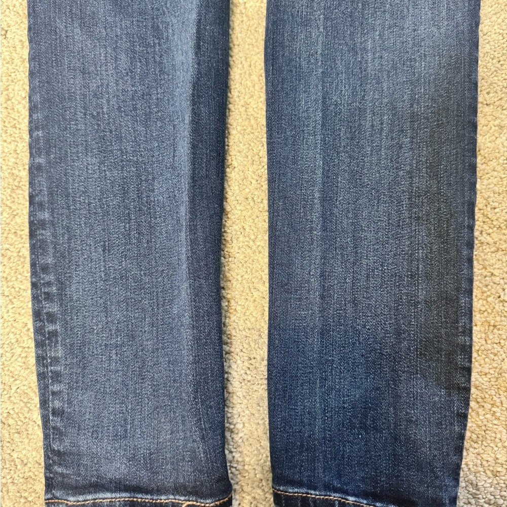 American Eagle Outfitters Women's Ripped Dark Jeans - Picture 6 of 8